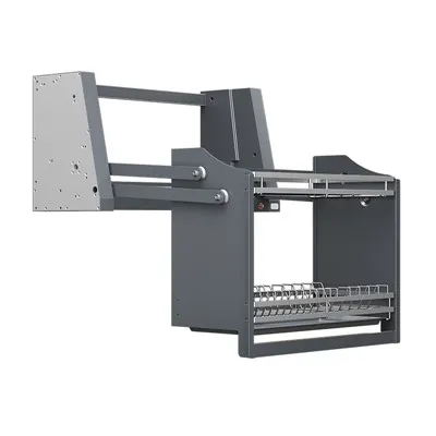System of Pull-Down Shelving